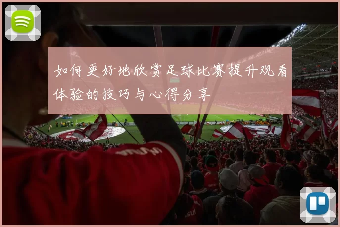 如何更好地欣赏足球比赛提升观看体验的技巧与心得分享